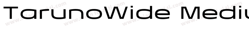 TarunoWide Medium字体转换